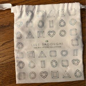 Lele Sadoughi Birthstone Collection Headband dust bag